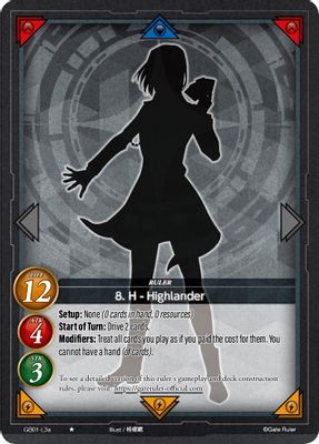 8. H - Highlander (A)