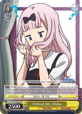 Critical Hit, Chika (SR)