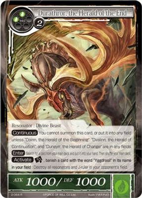 Durathror, the Herald of the End