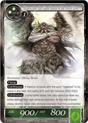 Hraesvlgr, the Giant Hawk of the Jewel Tree