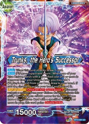 Trunks // Trunks, the Hero's Successor