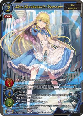 Alice, Wonderland's Champion