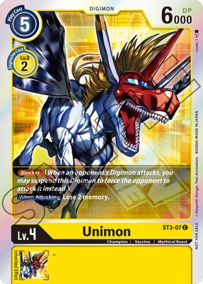Unimon - ST3-07 (Event Pack 1)