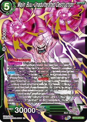Majin Buu, Unadulterated Destruction