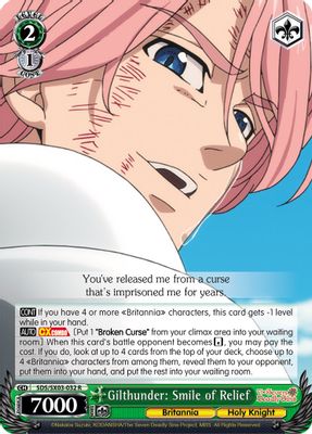 Gilthunder: Smile of Relief