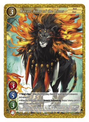 Ruvar, King of the Lions