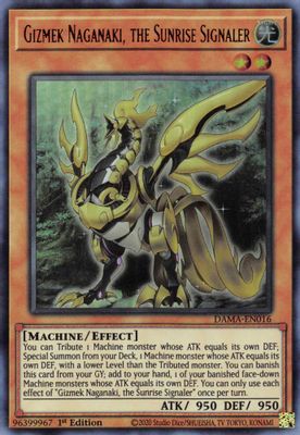 Gizmek Naganaki, the Sunrise Signaler