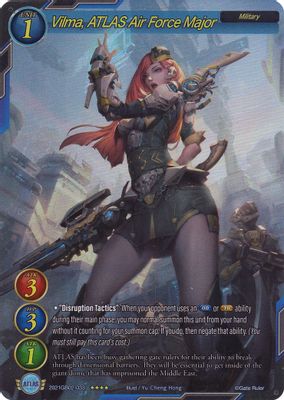 Vilma, ATLAS Air Force Major (Full Art)