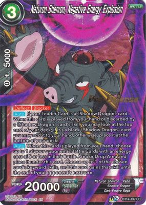 Naturon Shenron, Negative Energy Explosion