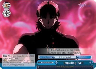 Impeding Wall