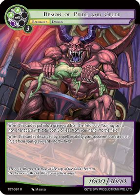 Demon of Pride and Greed