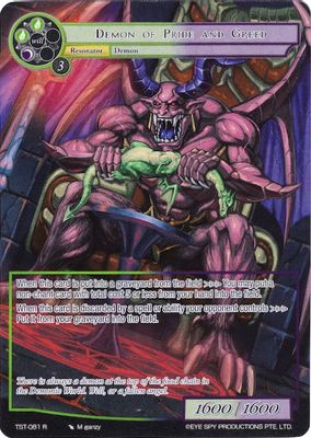 Demon of Pride and Greed (Full Art)