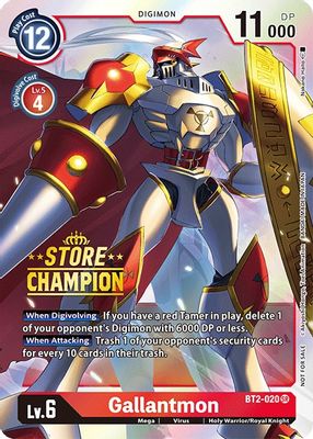 Gallantmon - BT2-020 (Store Champion)