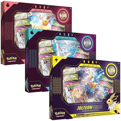 Eevee Evolution VMAX Premium Collection [Set of 3] -- Miscellaneous Cards & Products Pokemon card