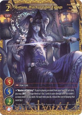 Mortana, Witch of Grim Tidings (Extended Art)