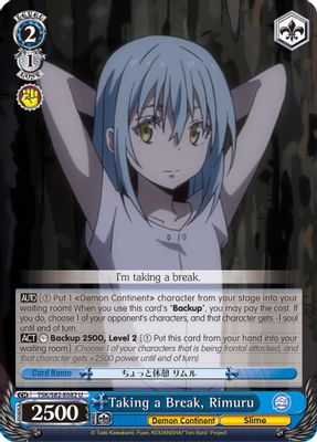 Taking a Break, Rimuru
