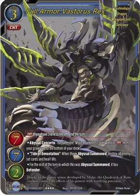 Full Armor Vastorus Rex