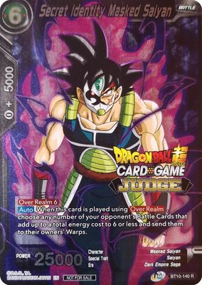 Secret Identity Masked Saiyan