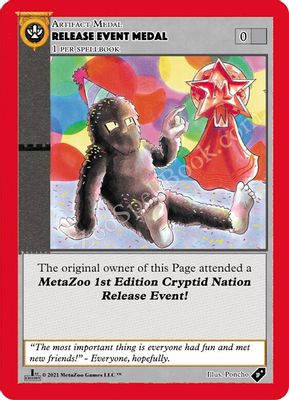 Release Event Medal (Cryptid Nation)