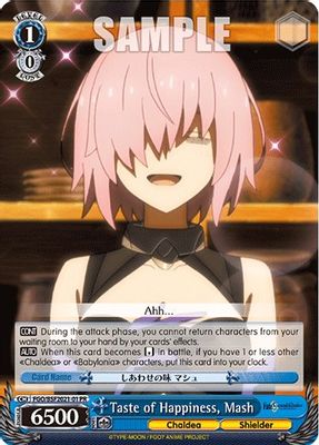 Taste of Happiness, Mash