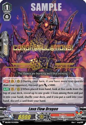 Lava Flow Dragon (Hot Stamped)