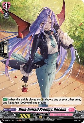 Blue-haired Prodigy, Receus (Holo)