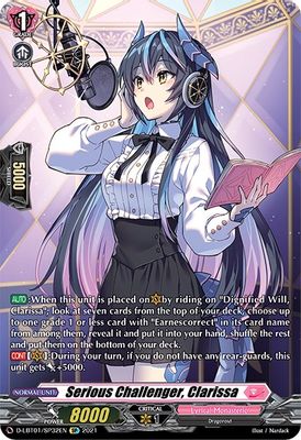 Serious Challenger, Clarissa (SP)