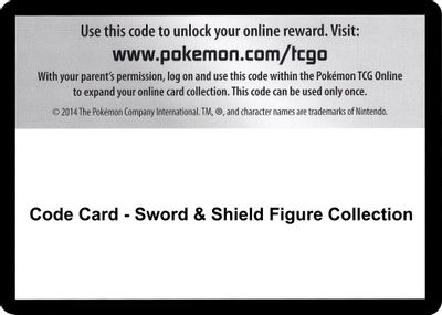 Code Card - Sword & Shield Figure Collection