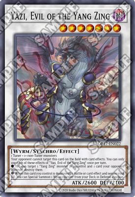 Yazi, Evil of the Yang Zing