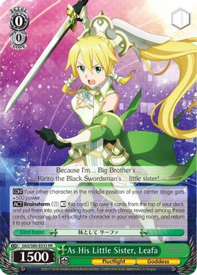 As His Little Sister, Leafa