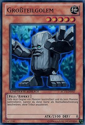 Big Piece Golem (German) - "Grossteilgolem"
