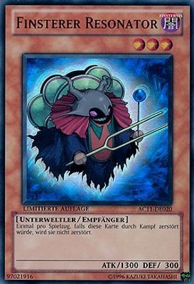 Dark Resonator (German) - "Finsterer Resonator"