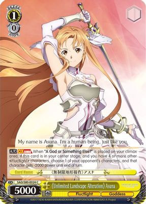 Unlimited Landscape Alteration Asuna