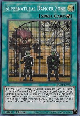 Supernatural Danger Zone
