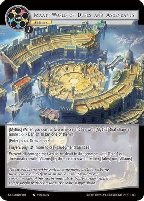 Ma'at, World of Duels and Ascendants