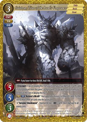 Gaiatron, Titan of the Land's Vengeance