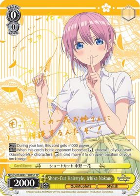 Short-Cut Hairstyle, Ichika Nakano (SP)