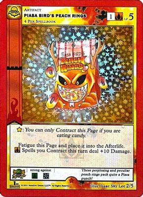 Piasa Bird's Peach Rings (First Edition)