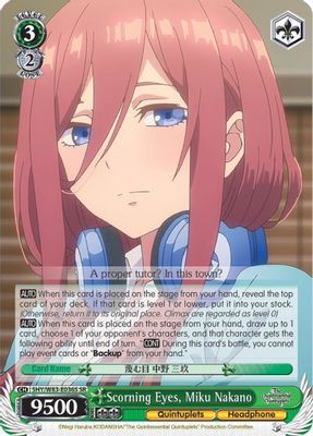 Scorning Eyes, Miku Nakano (SR)