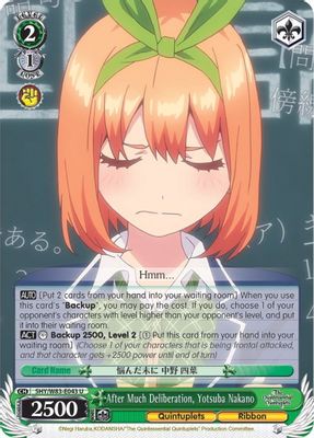 After Much Deliberation, Yotsuba Nakano