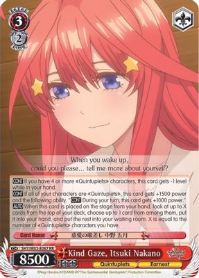Kind Gaze, Itsuki Nakano