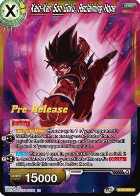 Kaio-Ken Son Goku, Reclaiming Hope