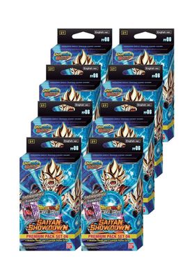 Saiyan Showdown Premium Pack Set 06 Display