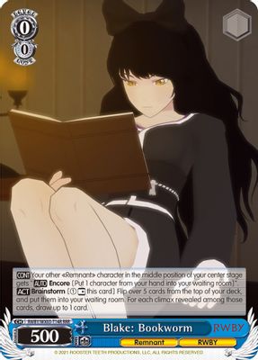 Blake: Bookworm (RRR)