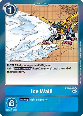 Ice Wall!