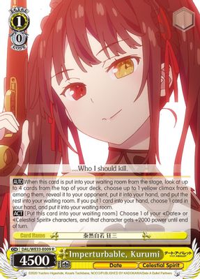 Imperturbable, Kurumi (Parallel Foil)