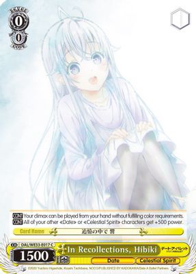 In Recollections, Hibiki