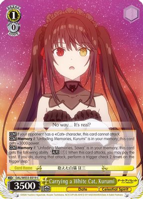 Carrying a White Cat, Kurumi (Parallel Foil)