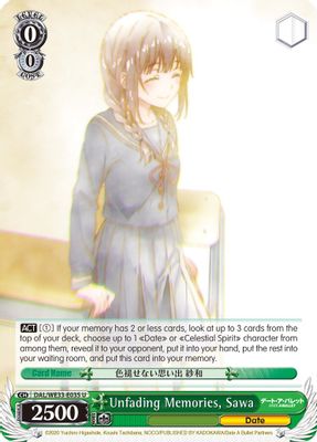 Unfading Memories, Sawa (Parallel Foil)