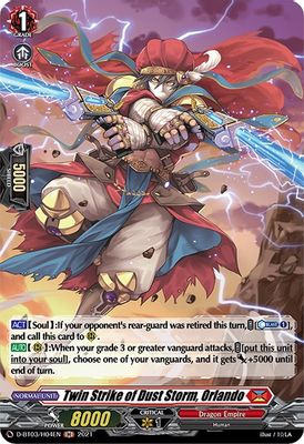 Twin Strike of Dust Storm, Orlando (Holo)